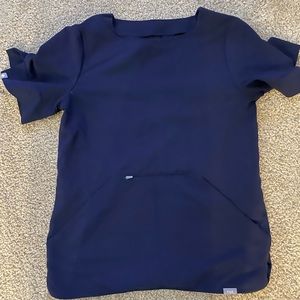 Figs Remera Convertible Scrub Top Navy (limited edition)